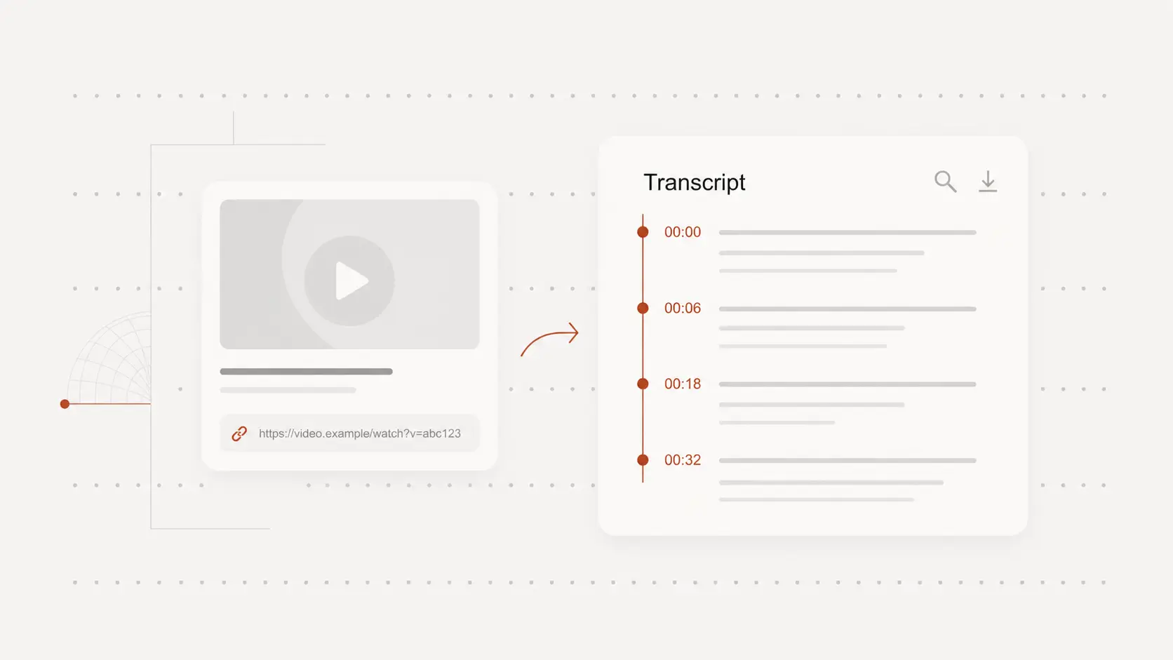 Transcribe speech from a SoundCloud track